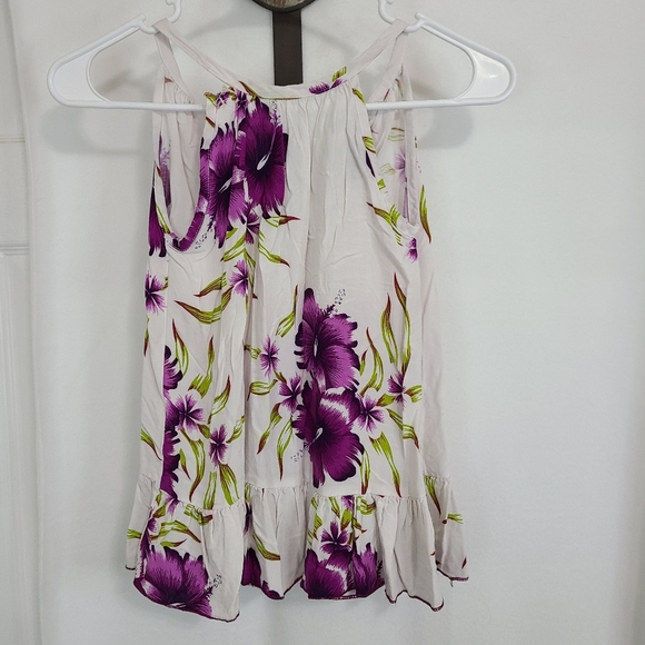 Aloha Fashion Woman's Summer Tanktop, Size: Small Color: White - Picture 2 of 16